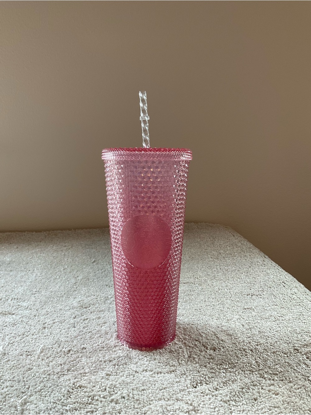 Starbucks peach gradient venti studded tumbler New